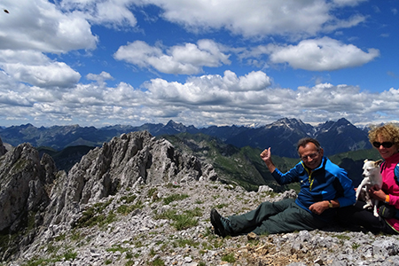 Presolana orientale ad anello con Monte Visolo il 15 luglio 2016- FOTOGALLERY